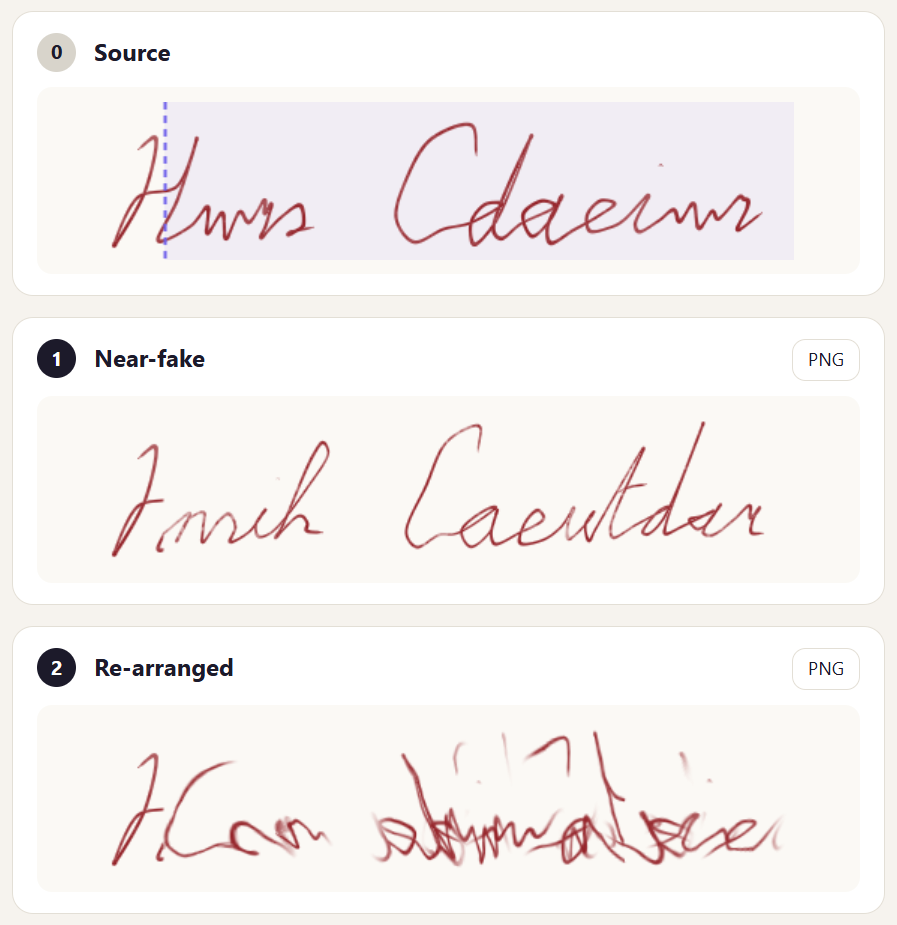 Vesper Writing example